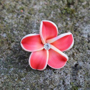 [5/$25] Adjustable Tropical Hawaiian Flower Ring